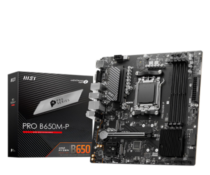 Płyta główna MSI Płyta główna PRO B650M-P AM5 4DDR5 HDMI/DP mATX